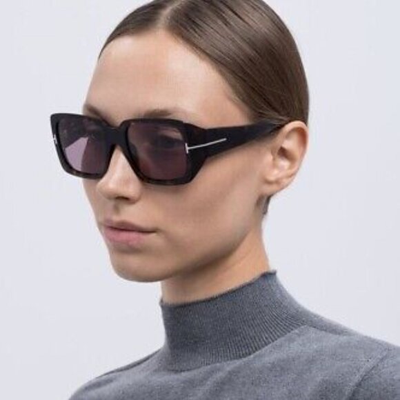 NEW TOM FORD RYDER-02 TF1035 52Y WOMEN SQUARE SUNGLASSES 